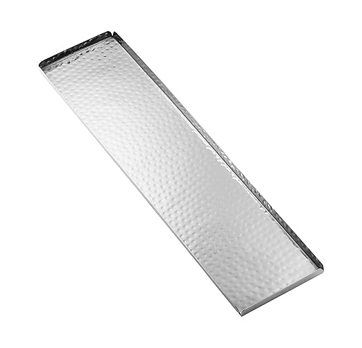 American Metalcraft HMST20 Trays, 4.7" Length x 20.15" Width, Clear