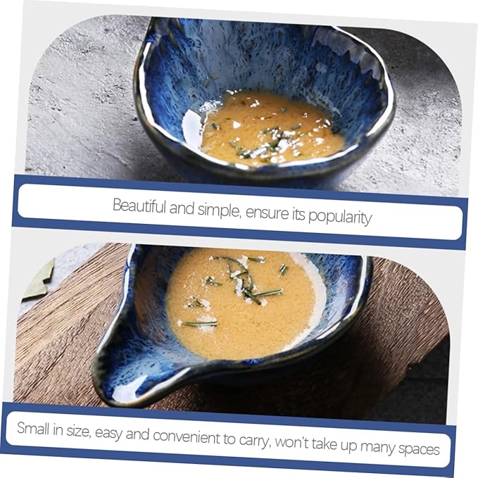 Nordic Style Small Ceramic Snack Plates Set Glazed Dipping Bowls for Sauces and Seasonings Easy Clean Condiment Dishes for Appetizers and Parties