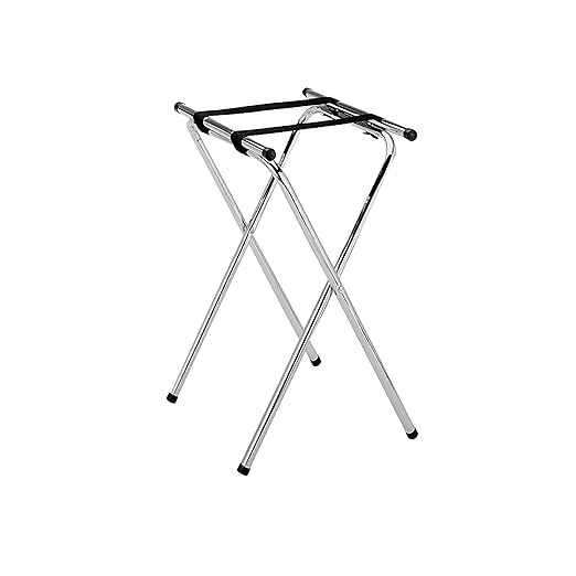 Thunder Group Double Holding Tray Stand, Chrome Plated