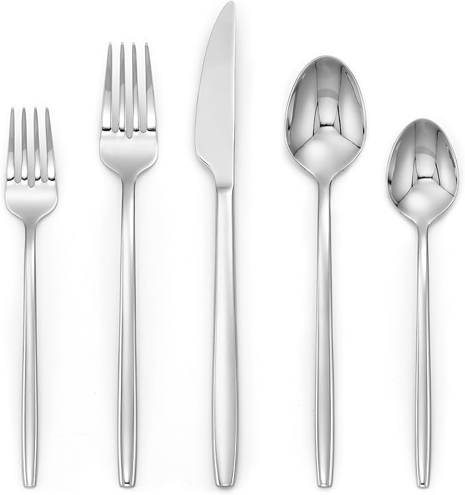 Cambridge 344425S7B Harper Mirror 5-Piece Flatware Place Setting