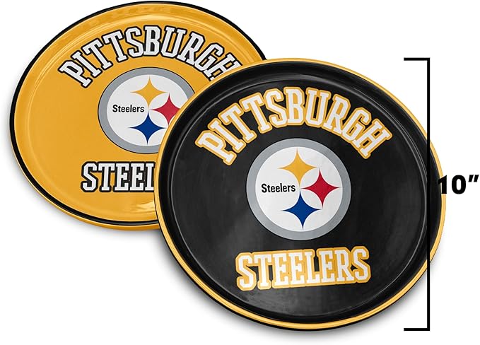 NFL Home and Away 2 Pack Round Serving Plates