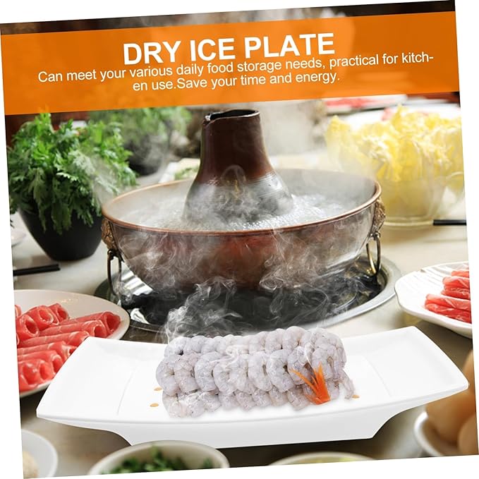 Mobestech 1pc Food Plate Creative Serving Tray for Restaurants and Home Use Compact Design - Materials Easy to Clean for Parties and Events