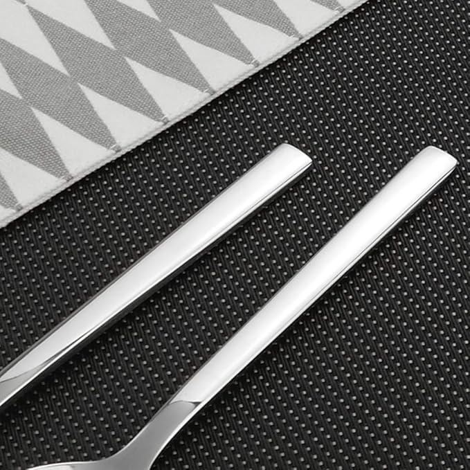 12-Piece Stainless Steel Teaspoons, Small Dessert Spoon, Children Spoons