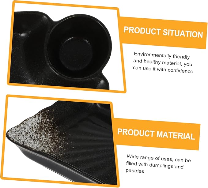 Japanese Dumpling Plate Sauce Dish Dipping Bowl Ceramics Sauce Dish Seasoning Saucer Appetizer Plates