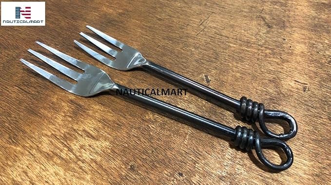 Twist and Shout Stainless Steel Flatware Set Service for Persion Modern Silverware Utensils Set Kitchen Restaurant, Wedding, Party Dinnerware Accessories (5 Set)