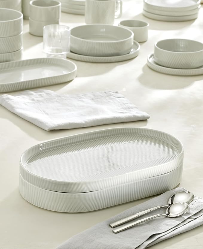Lenox 898016 Modulus 2-Piece Serving Set, Vapor