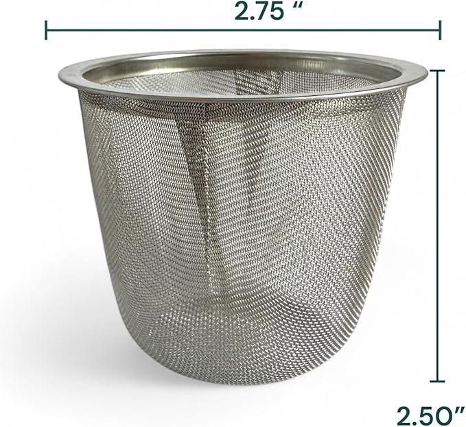 Japanese Fine Mesh Tea Sifter – Stainless Steel Tea Strainer for Matcha & Loose Leaf Tea (3'' Tea Stainer) Made in Japan