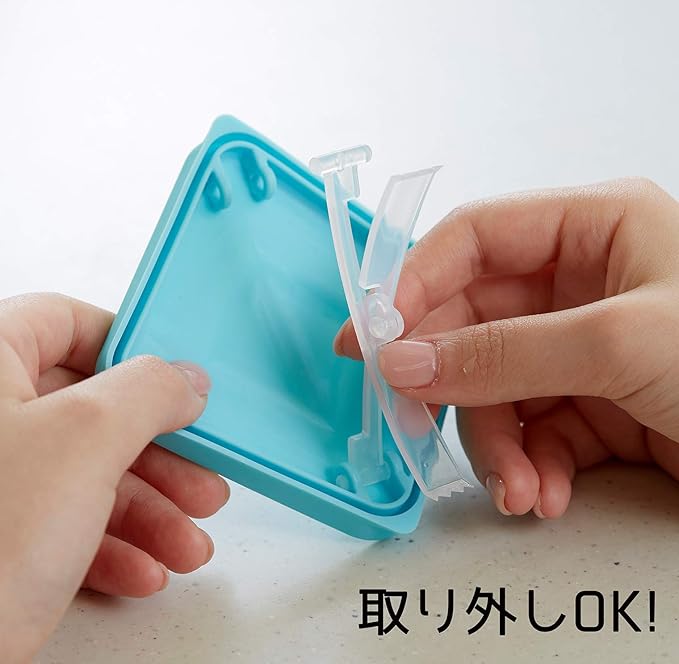 Sugar Cube Container with Tongs by Asahi Denki (4 piece 6 oz) Container with Built-In Small Tongs for Gamers Sliced Pickle Grabber Candy Apothecary Sugar Cube Holder with Tongs for Eating and Serving