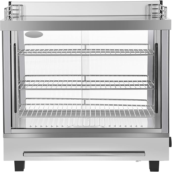KoolMore 26 in. Glass Countertop Display Warmer, 3.4 cu. ft. in Stainless Steel (HDC-3C-SS)