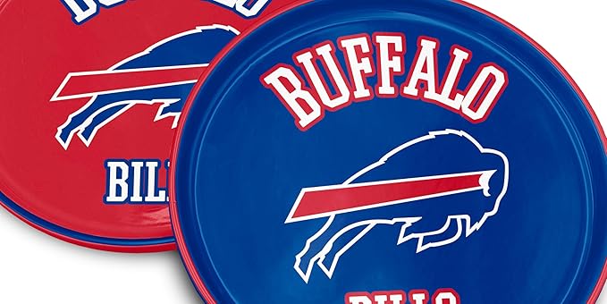 NFL Home and Away 2 Pack Round Serving Plates