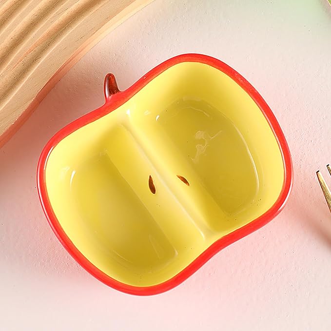 Practical Ceramic Fruit Shape Appetizer Plate Ceramic Texture Suitable for Home Kitchens and Party Use Party Dish
