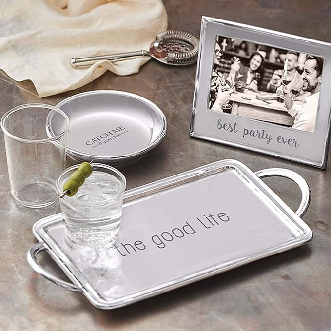 MARIPOSA Signature Tray, Silver