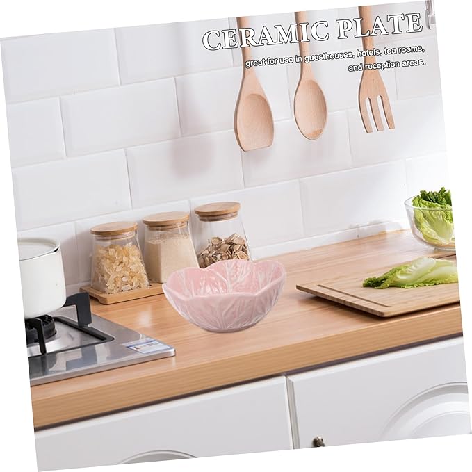 ABOOFAN Cabbage Bowl Candy Dishes Decorative Decorative Plates for Display Snack Plates Ceramic