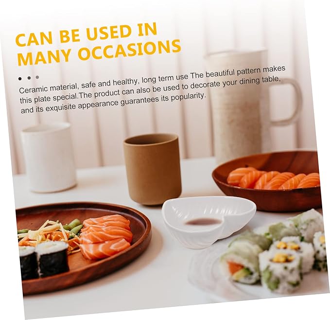 4pcs Heart-shaped Plate Collection Ceramic Sauce Dishes Appetizer Bowl for Kitchen Party Camping