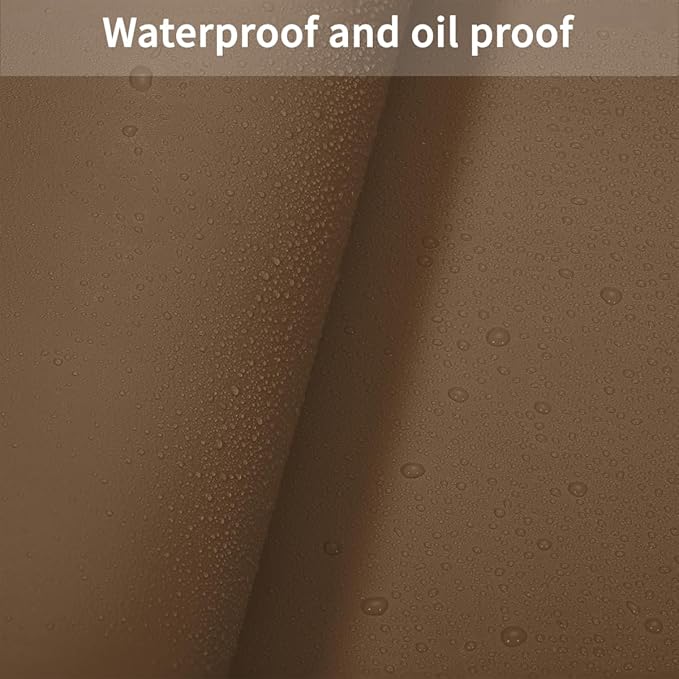 Desk Cover Protector - 24x36 Inch Waterproof Can Cover Up Defects Protect The Surface of Furniture from Scratches Can Be Used for Office Coffee Table Dorm(Mud Color+Champagne Gold 24x36)