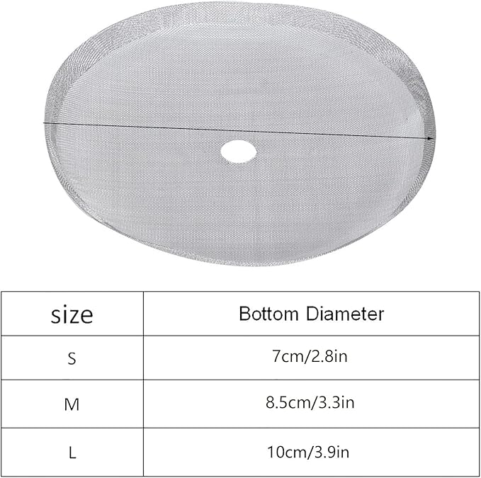 5Pcs 304 Stainless Steel Coffee Dripper, 80 Mesh Coffee Strainer, Coffee Pot Mesh Filter Accessory (350ml)