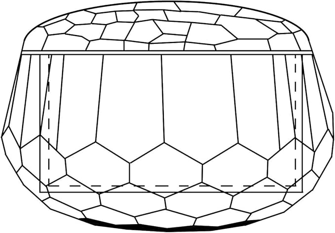 Crystal Candy Dish, Nut Bowl with Lid 3" x 4.7" Decorative Crystal Bowl&Jar for Home Wedding Table