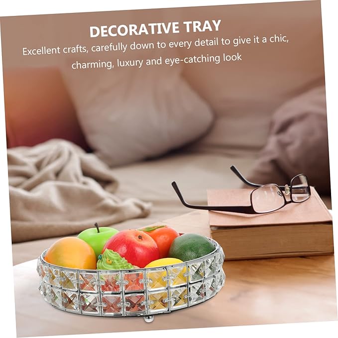 Ciieeo Candy Dessert Tray Storage Decorative Serving Tray for Counter Home Ornament