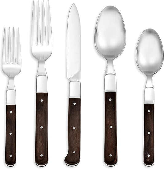 Hampton Forge St. Laurent, 20- Flatware Set, 4.30 LB, Multi