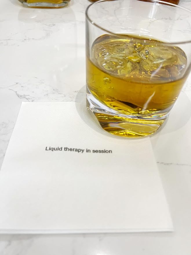 AH AMERICAN HOMESTEAD Cocktail Napkins - Linen-Like Disposable Beverage/Bar Napkins - Bulk Square Napkins for Everyday Use, Party or Wedding (Multicolor, 4.75 x 4.75)