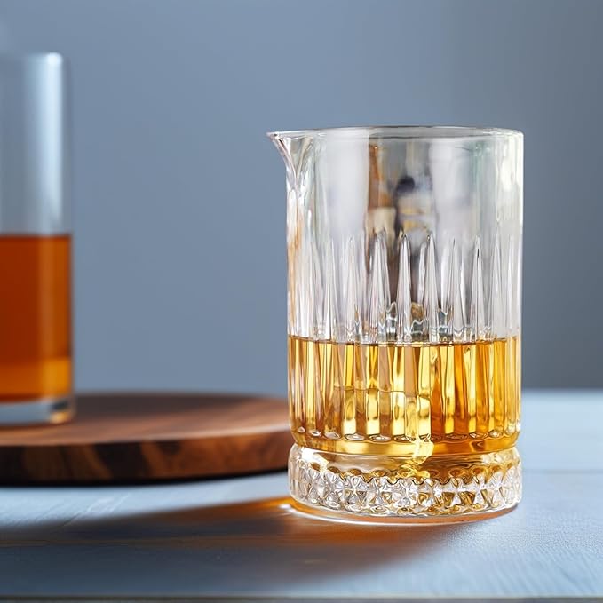 21oz Cocktail Mixing Glass Bartender Barware Drinking Glasses Cups Bar Mixing Glass Bartender Kit for Martini, Manhattan, Old Fashioned - Water, Ice Coffee, Cocktail, Cold Beverage
