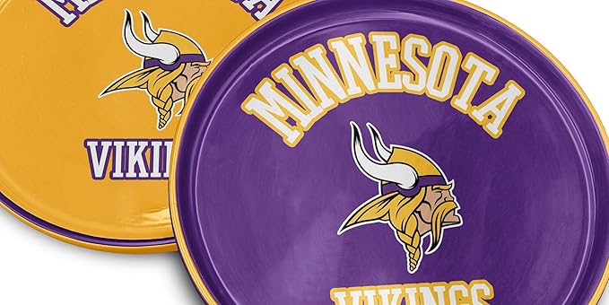 NFL Home and Away 2 Pack Round Serving Plates