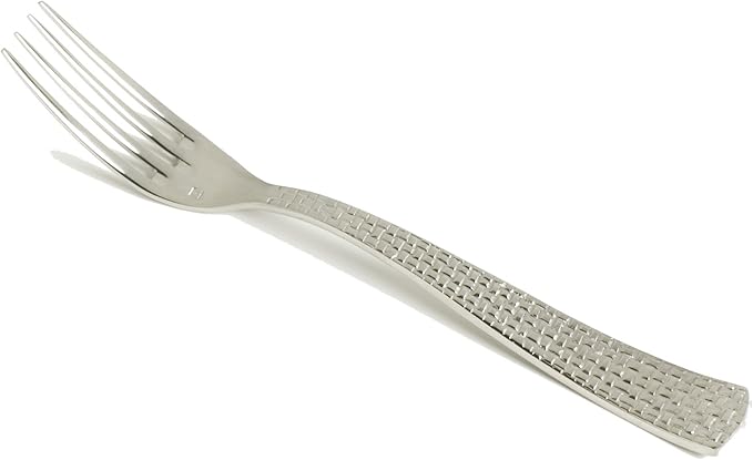 Fortessa Cestino 18/10 Stainless Steel Flatware Salad/Dessert Fork, Set of 12