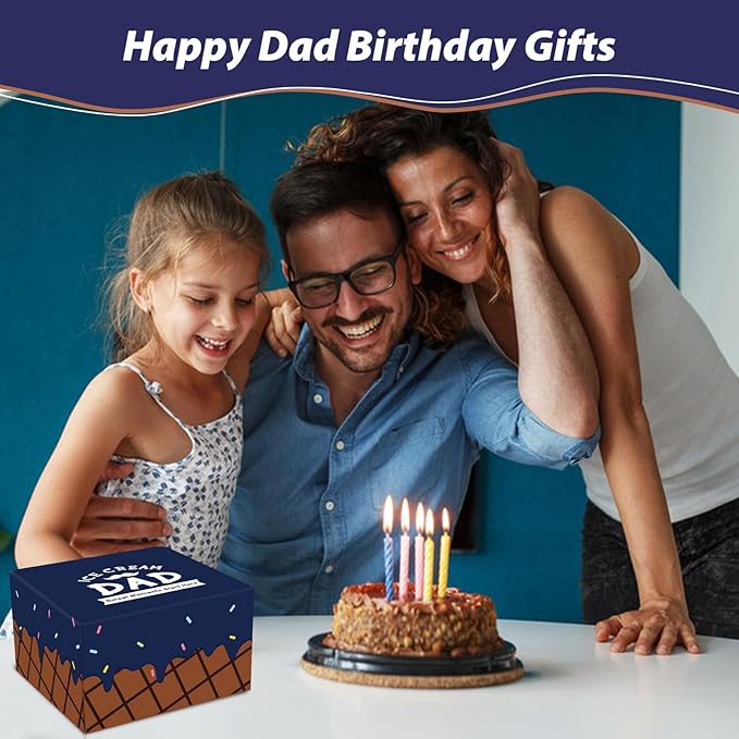 Dad Gifts for Christmas - Dad's Ice Cream Bowl and Shovel Set - Ideal Fathers Day Birthday Gifts from Daughter Son
