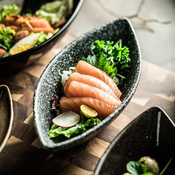 Sauce Dish 1 Piece Specialties Ceramic Plate Creative Deep Dish Soup Bowl Plate Snack Plate Dim Sum Plate Snack Plate(D)
