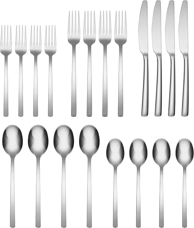 Cambridge 896435 Beacon Mirror 20-Piece Flatware Set
