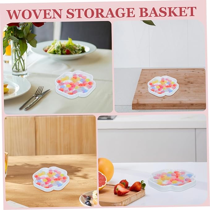 Compact Chinese Style Appetizer Plates for Snacks Desserts Fruits Elegant Porcelain Platter for Dining Decorative Use Space Saving Design