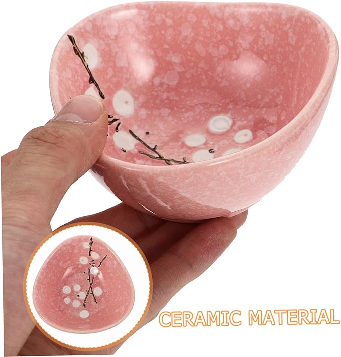 OUNONA 4pcs Japanese Style Soy Sauce Plates Food Grade Ceramic Seasoning Dishes for Appetizers Parties and Picnics for Ketchup Honey Mustard and Sauces