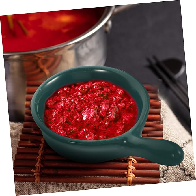 PRETYZOOM 3Pcs Ceramic Seasoning Dishes Plates for Condiments and Appetizers Versatile Serving Trays for Home Parties and Restaurants