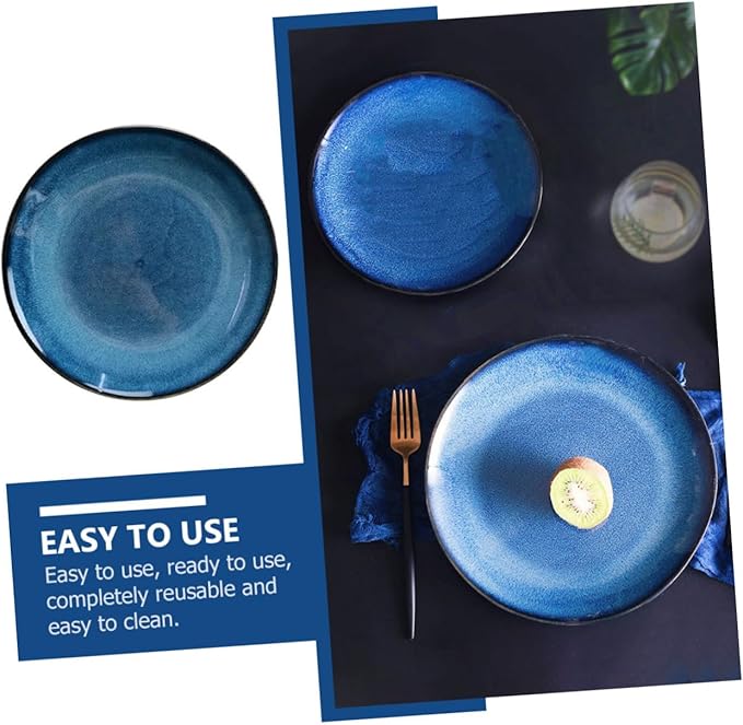 Fine Steak Plate Ceramic Serving Dish Snack Plate for Elegant Tableware Use