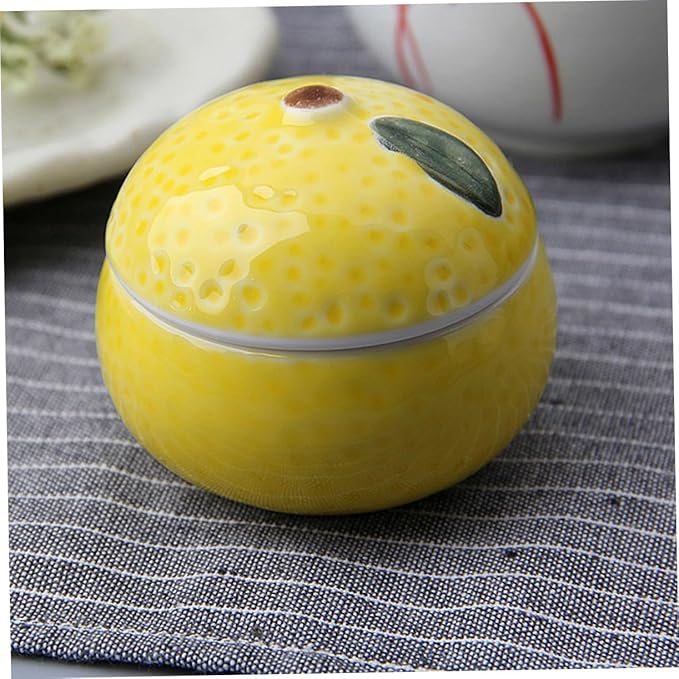 PRETYZOOM 1Pc Ceramic Orange Snack Sauce Dish Japanese Style Dipping Plate for Condiments Appetizers More Versatile Food Sauce Dish for Home Restaurant Use