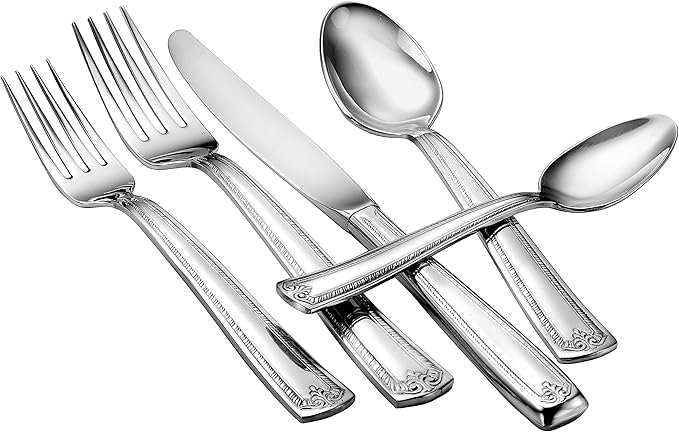 Liberty Tabletop Prestige 45 Piece Flatware Set for 8 Made in USA