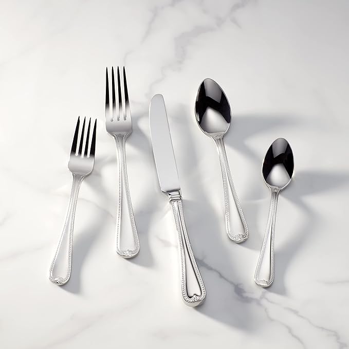 LENOX Off- White French Perle 4-Piece Place Setting & Vintage Jewel 5-Piece Place Setting