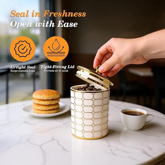 3 Piece Plastic Storage Jars Set for the Kitchen Counter, Sugar and Flour Containers with Airtight Lids for Home Kitchen, Office