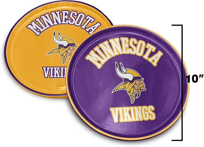 NFL Home and Away 2 Pack Round Serving Plates