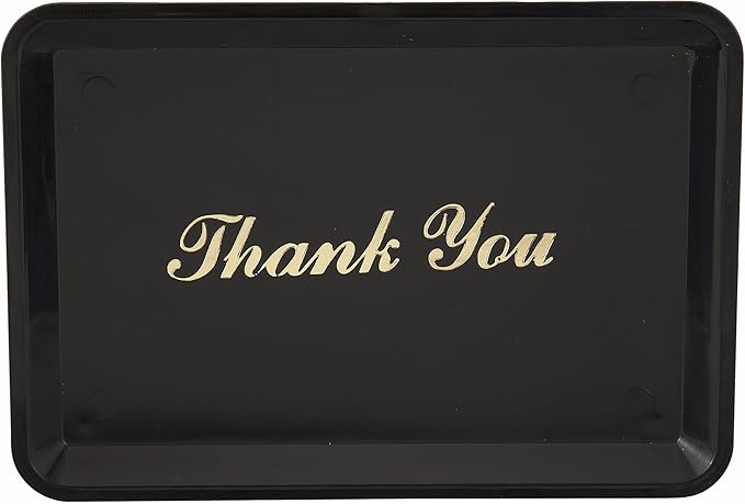 Tip Tray, 4-1 2'' x 6-1 2'', gold imprint, Priced per Dozen