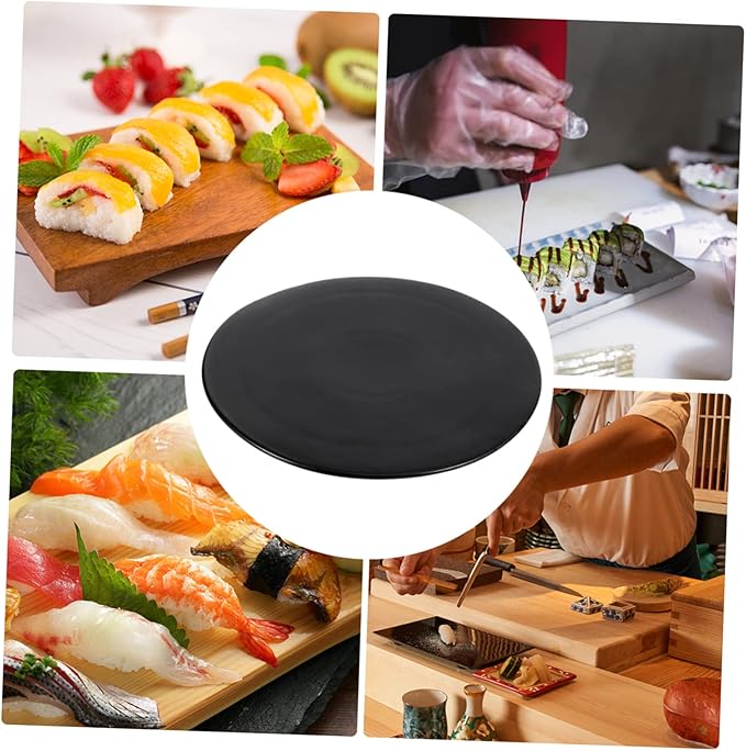 1pc Ceramic Snack Plate Elegant Food Serving Tray for Sushi Desserts Appetizers for Home Parties Gatherings Easy to Clean Safe Material