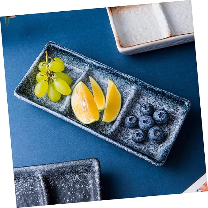 Sauce Bowl Bowl Dipping Section Ceramic Seasoning Dish Saucer Practical Appetizer Plates for Dipping Sauce
