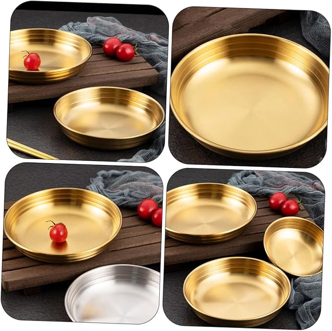 Korean Style Seasoning Dish Flat Small Condiment Bowl for Dipping Sauce Food-Grade Ceramic Appetizer Plate for Kitchen and Dining