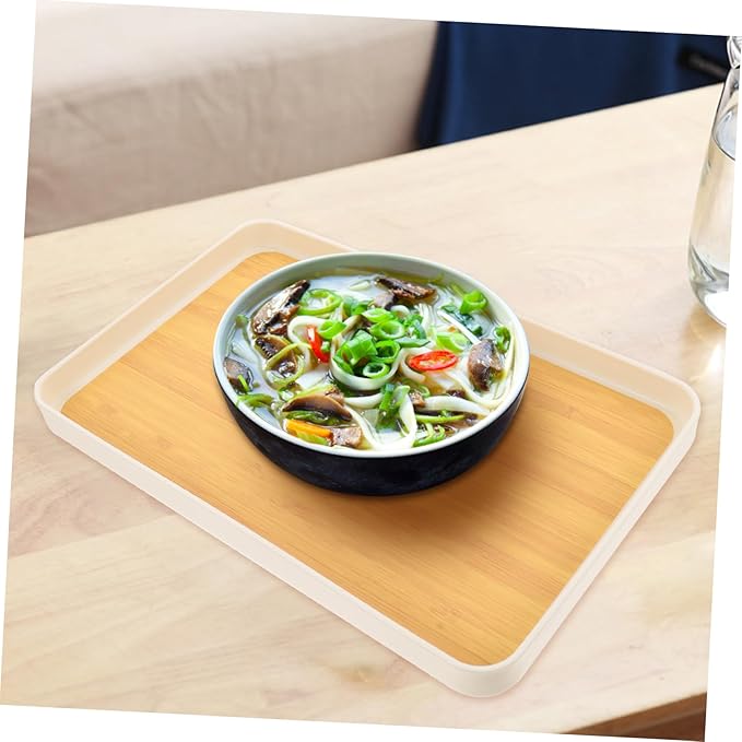 Multi Function Skid and Dessert Tray Wear Resistant Household Fruit Plate for Snacks Candies Chocolates and Tea Cups Medium Japanese Style Serving Tray for Parties and Family Use
