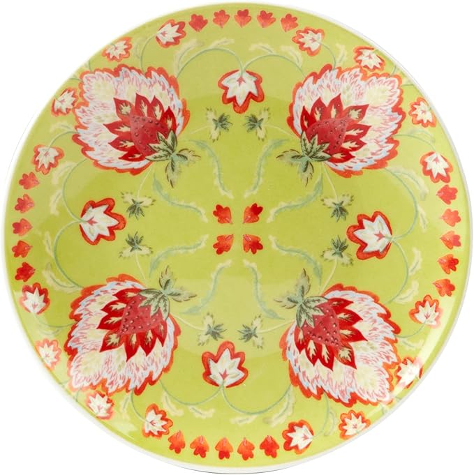 Certified International Francesca 6" Canape/Luncheon Plates, Assorted Designs, Large, Set of 6