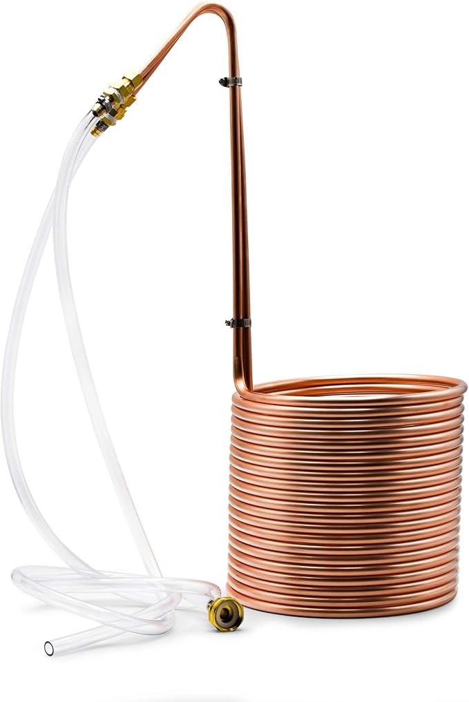 Northern Brewer - Copperhead 50 Foot Copper Immersion Wort Chiller for Beer Brewing