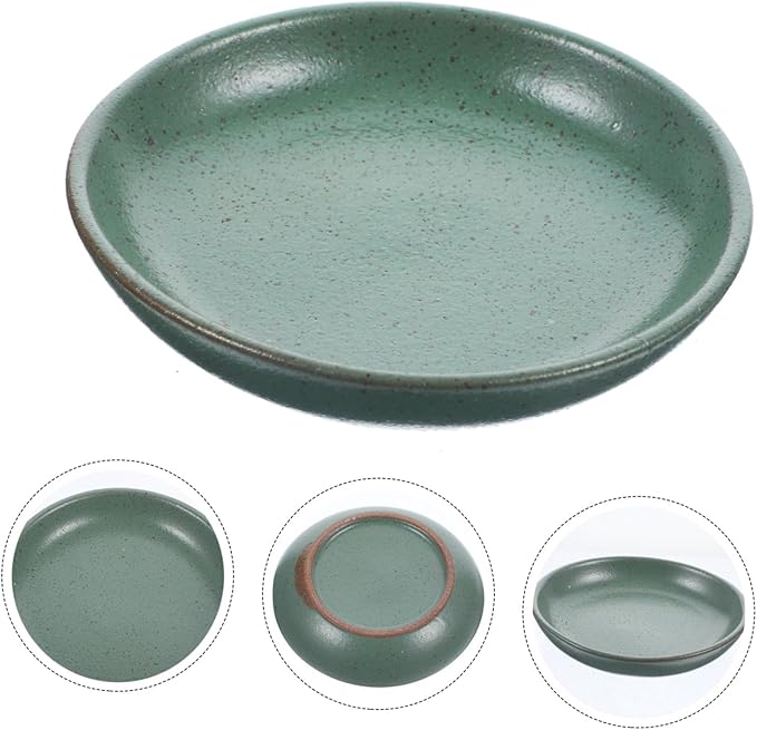 Ceramic Appetizer Plates Round Snack Serving Dish for Fruits Candy and Biscuits Sturdy Decorative Plate for Home and Restaurant Use Chic Design and Easy to Clean