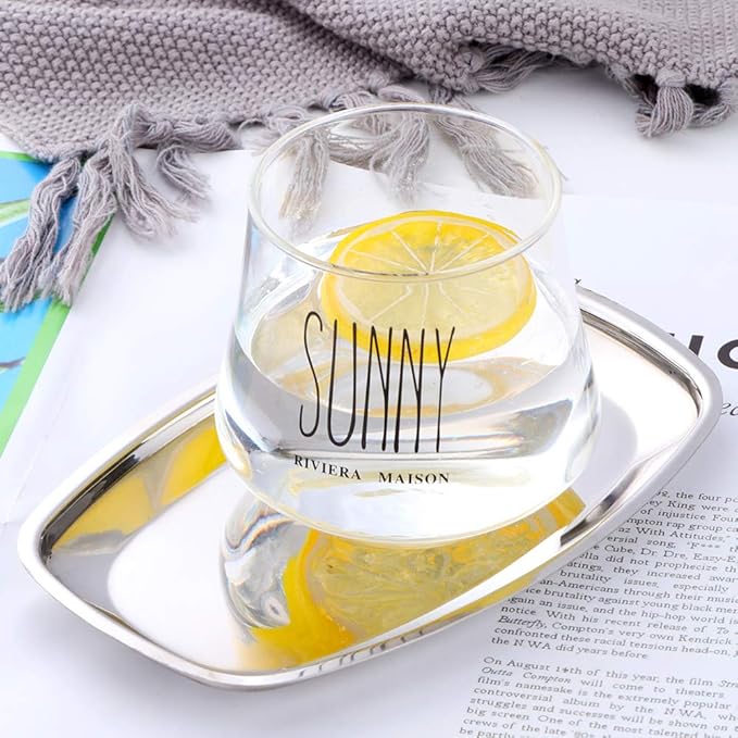 Buyer star Silver 2PCS 7.12inch Stainless Steel Square Tray Fruit Trays Storage Tray Dish Plate Cosmetics Jewelry Decorative Organizer