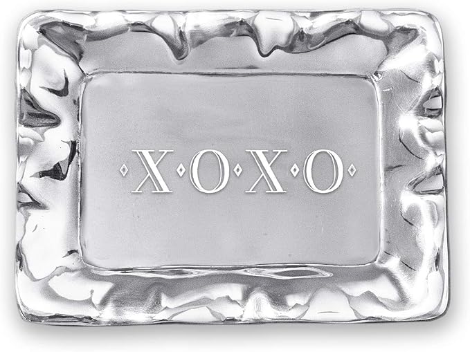 Beatriz Ball Giftables Vento Rect Engraved Tray- XOXO