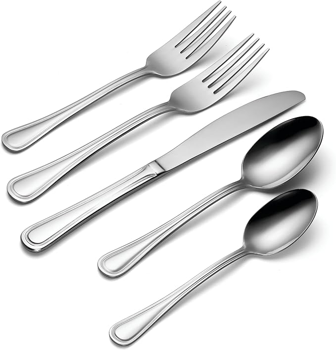 Oneida flatware 62-piece Set for 8 Flatware H081062A Tress Serving Set
